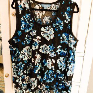 Simply Vera Vera Wang Sleeveless Top, Size XL
